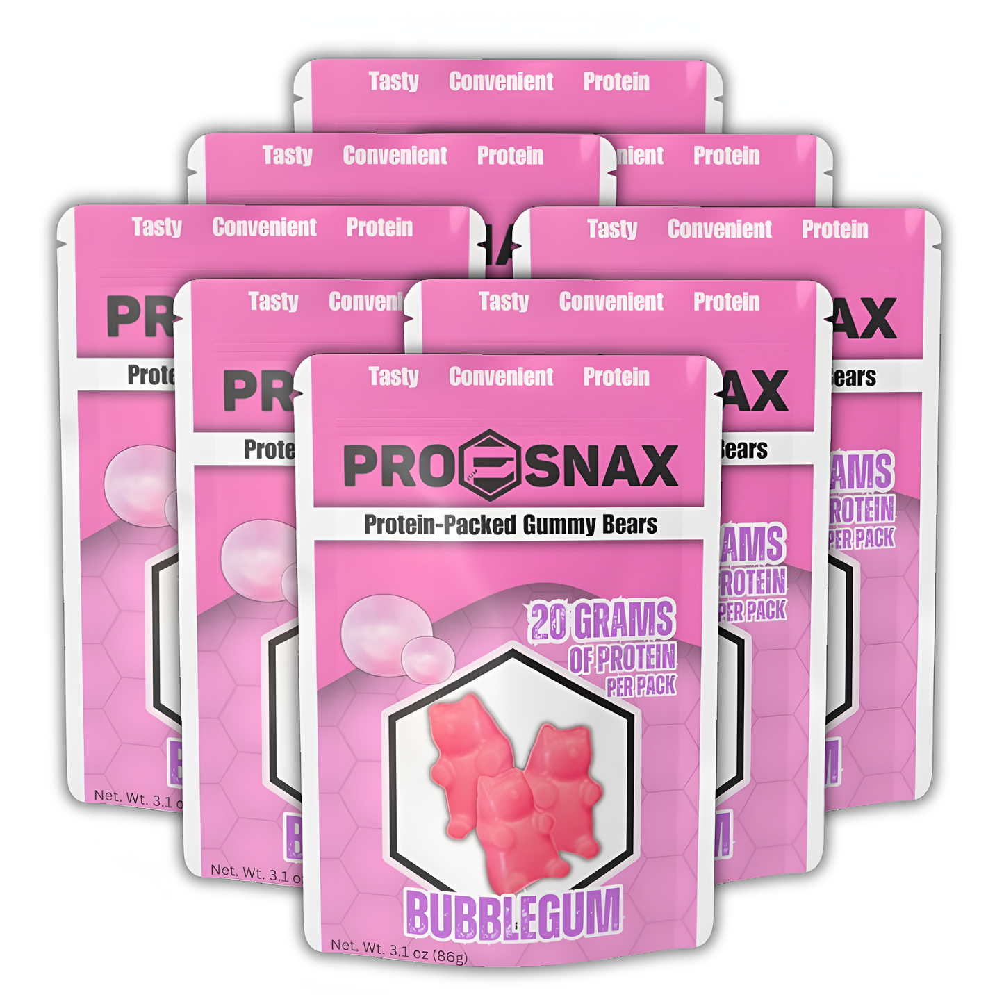 (8 Pack) Bubblegum Gummies